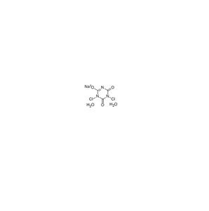 Натриевая соль дигидрата дихлоризоциануровой кислоты CAS 51580-86-0 1,3-Дихлор-1,3,5-триазин-2,4,6 (1H, 3H, 5H) -триона Натриевая соль дигидрата